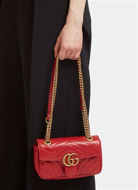 gucci marmont mini red|gucci marmont mini bag review.